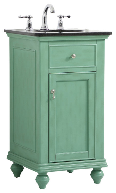 Home Living 19" Single Bathroom Vanity, Vintage Mint
