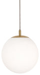 Loretto 11'' Pendant, Medium Base, Satin Brass