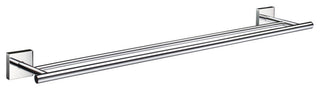 House Double Towel Rail Chrome