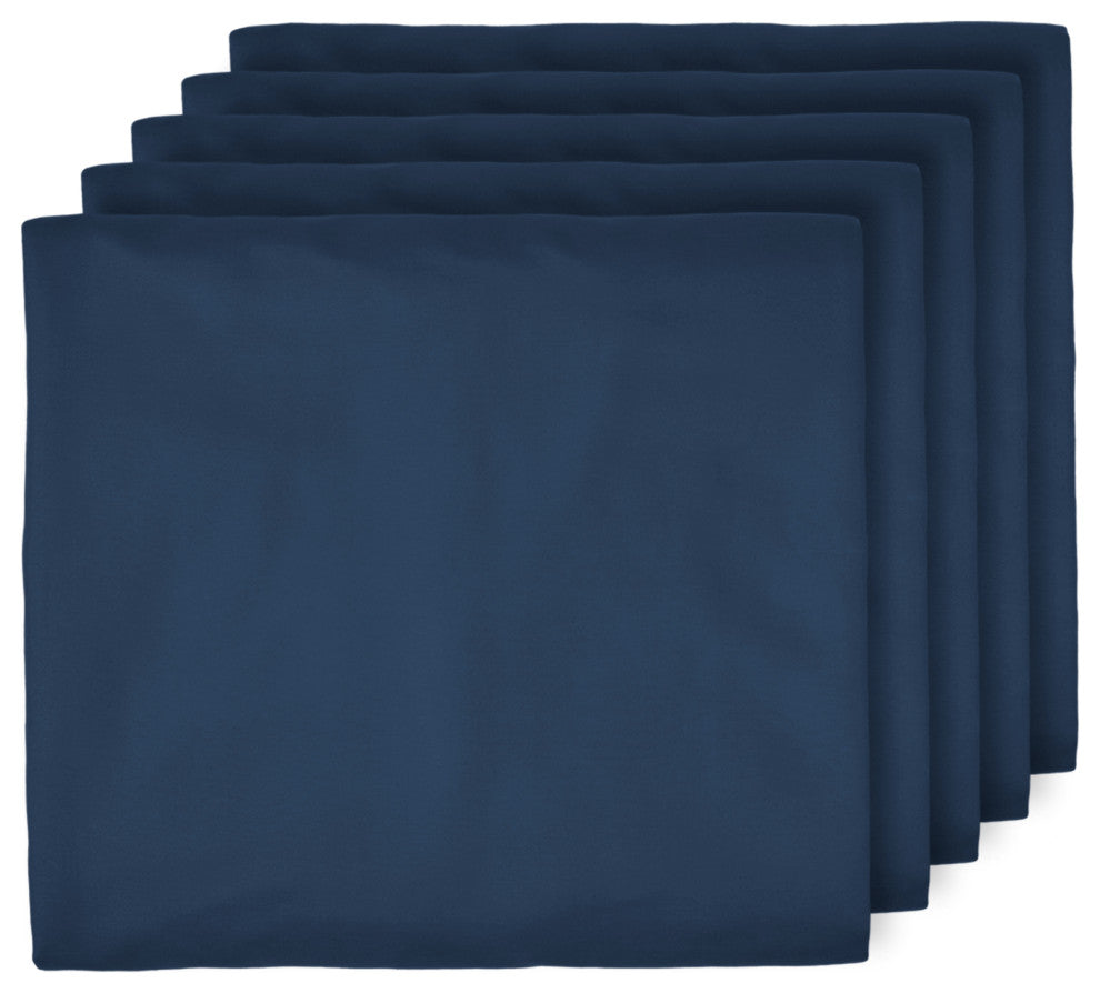 Bare Home Microfiber Fitted Sheets - Set of 5, Dark Blue, Full