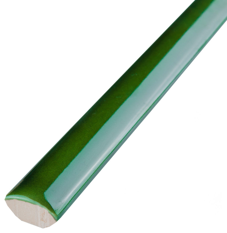 Viva Antic Verde Ceramic Wall Trim, Verde