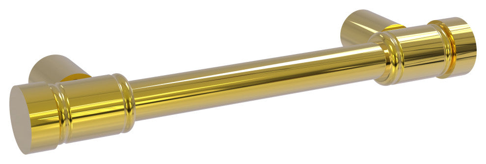 3" Cabinet Pull, Polished Brass
