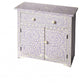 Vivienne Lavender Bone Inlay Console Chest