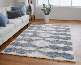 Weave & Wander Caide Contemporary Rug, Gray/Multi, 10'x14'