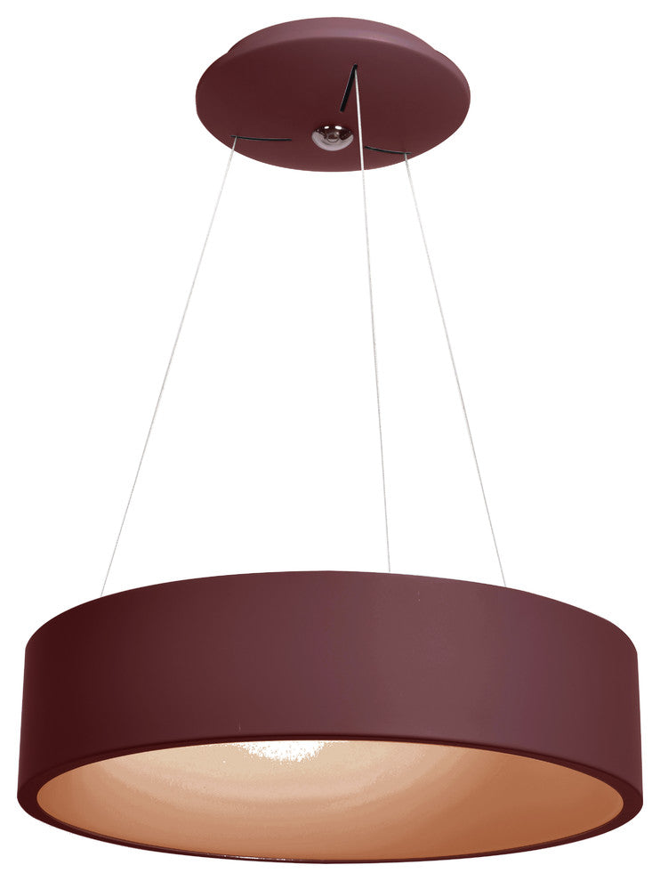 Radiant LED Pendant, Brick With Acrylic Lens Diffuser
