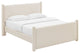 Rael Performance Velvet King Platform Bed, Alabaster