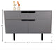 POW Furniture Dornan Minimal Modern Multipurpose Cabinet, Gray