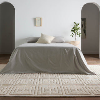 Jaipur Living Marvelle Geometric Cream Area Rug 5'3"X7'6"