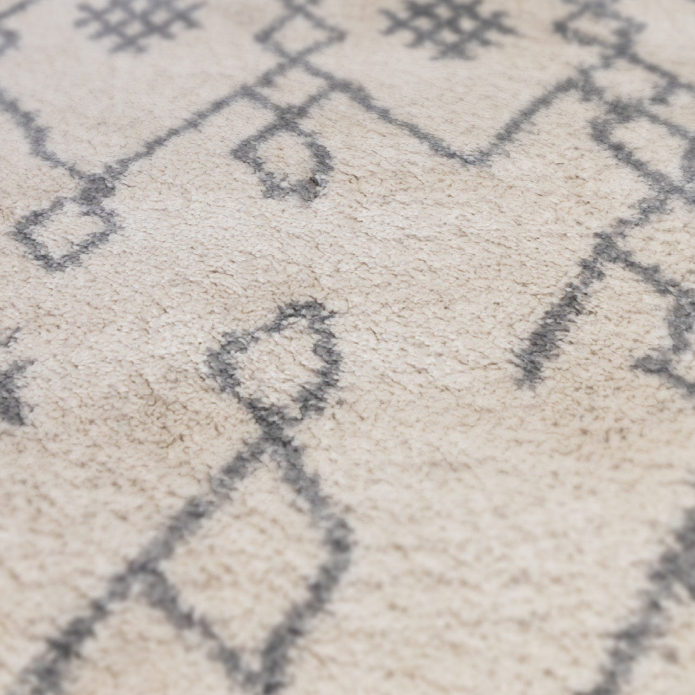 Aspen Emara Shag Polypropylene Area Rug, 2'2" X 10'