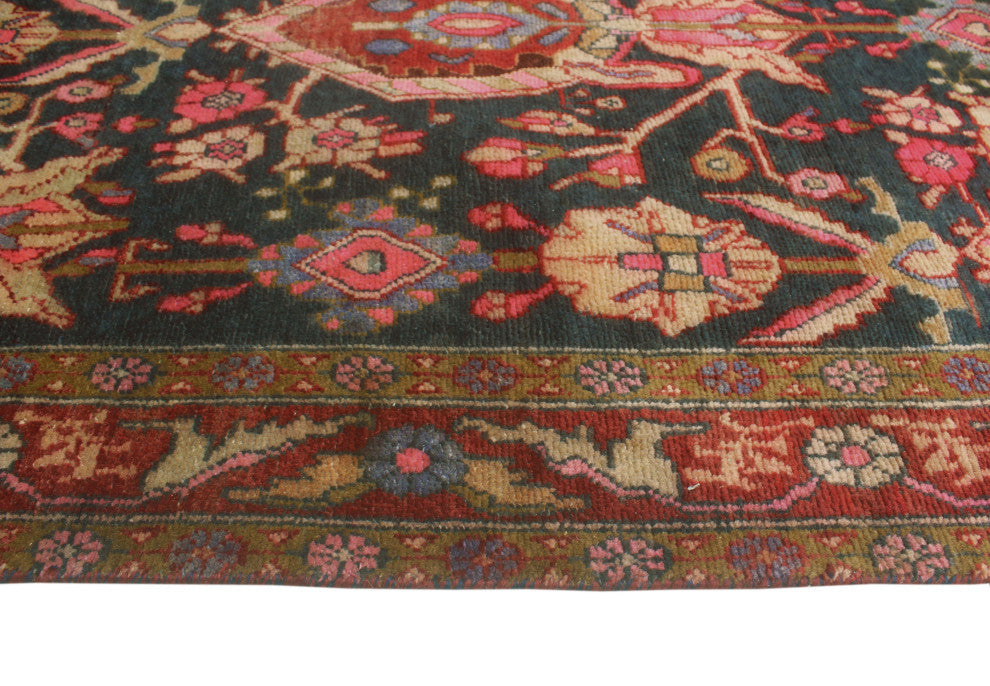 Fine Vintage Distressed Wayman Red/Brown Runner, 3'5x13'7