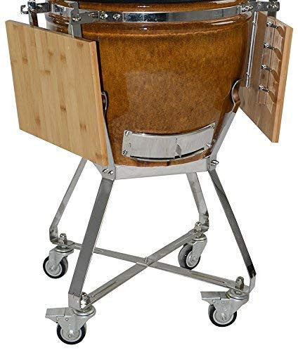 ALL- PRO Stainless Steel Cart w/ side shelfs- fits 15" All-Pro Grill- KGA1509