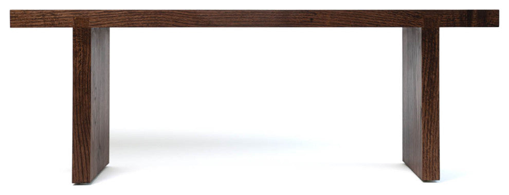 Rustic Wooden Bench Black