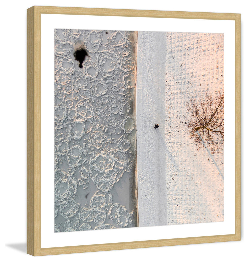 "Splotchy Land" Framed Print by Karolis Janulis