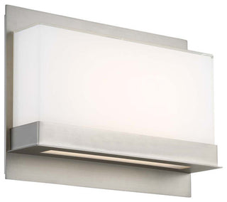 Lumnos LED Wall Sconce 2700K, Satin Nickel