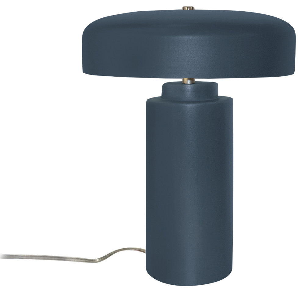 Tower Table Lamp, Midnight Sky/Matte White