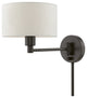 Swing Arm Wall Lamps 1 Light English Bronze Swing Arm Wall Lamp
