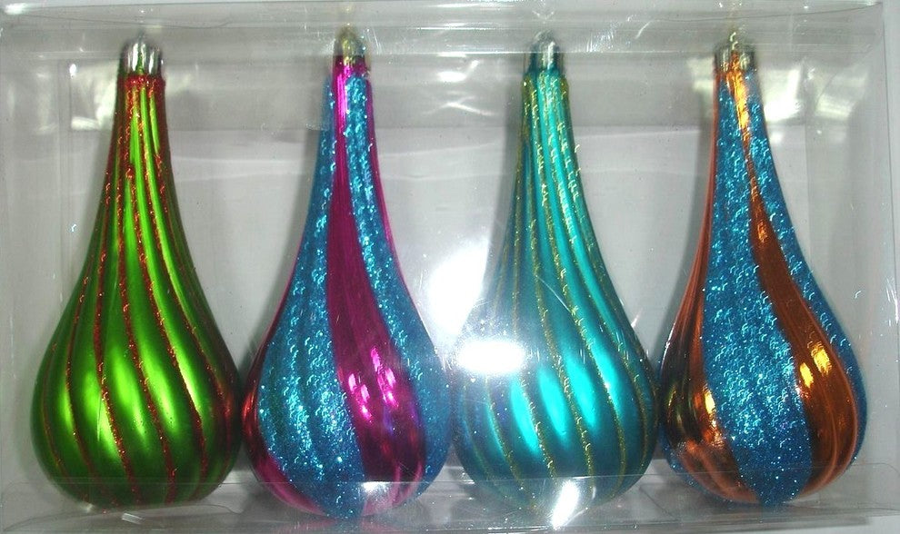 Mardi Gras Tear Drop 4 Pack
