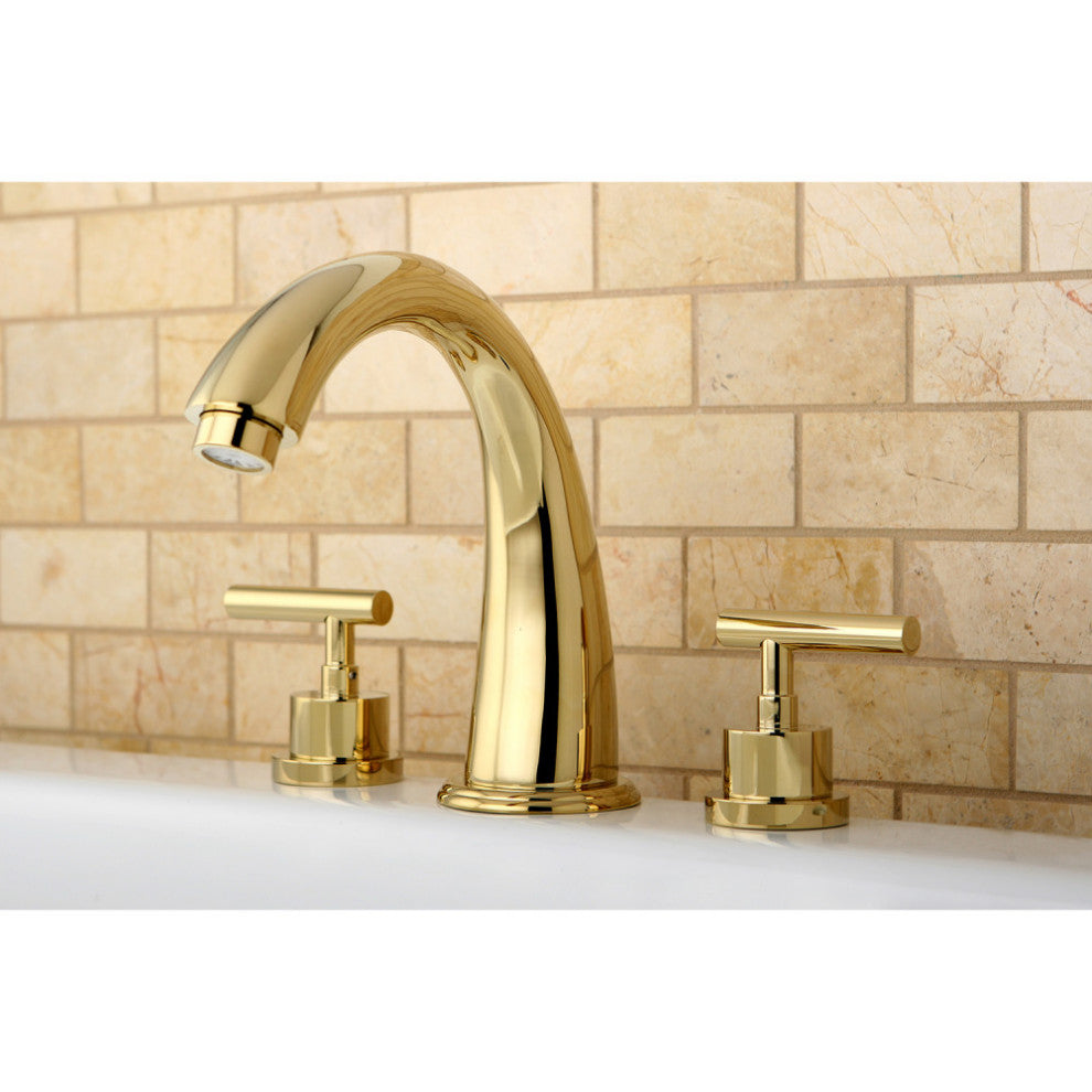 Kingston Brass Roman Tub Faucet, Polished Brass