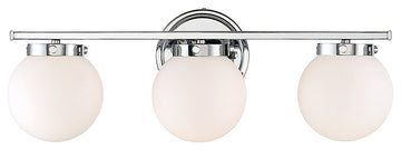3-Light Bath Bar, Chrome