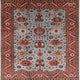 Ahgly Company Indoor Square Mid-Century Modern Area Rugs, 3' Square