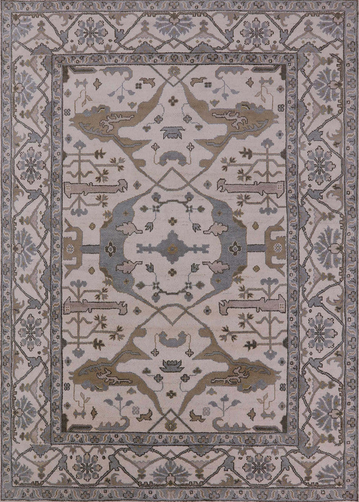 Ahgly Company Indoor Rectangle Mid-Century Modern Area Rugs, 5' x 8'