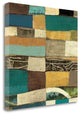 "Eileen IV Blue" By Cheryl Warrick, Giclee Print on Gallery Wrap Canvas