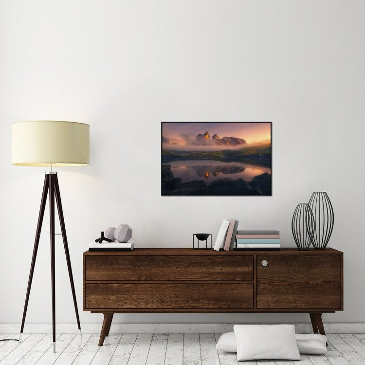 "Eternity" Framed Canvas Giclee by Chris Moore, 37x25"