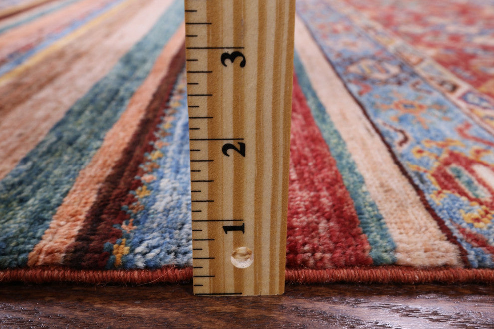 Khorjin Tribal Hand-Knotted Wool Rug 2' 9" X 3' 8" Q8358