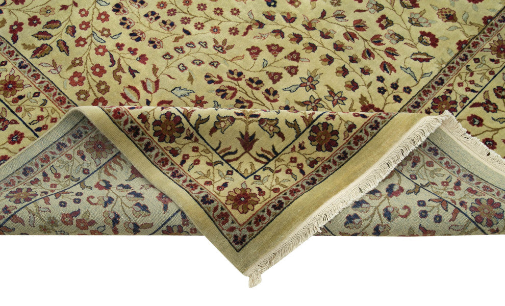 Rug N Carpet - Handmade Oriental 8' 8" x 11' 8" Large Oushak Area Rug
