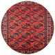 Ahgly Company Indoor Round Mid-Century Modern Area Rugs, 7' Round