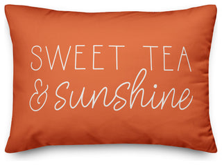 Sweet Tea & Sunshine Outdoor Lumbar Pillow