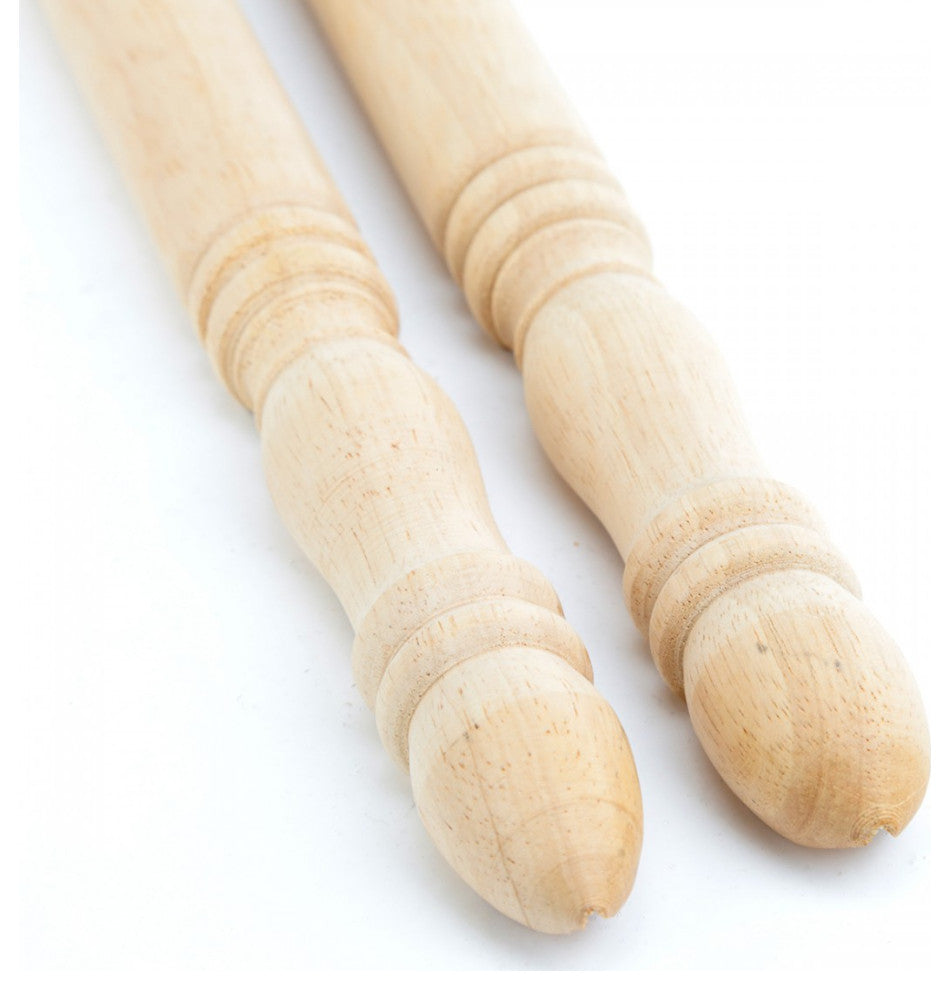 Light Hardwood Edge & Corner Guards Unfinished 1 Inch Diameter Pack of 8