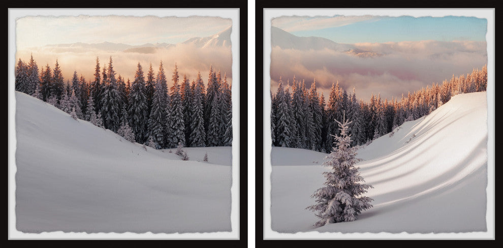 Feeling Frosty Diptych, 2-Piece Set, 18x18 Panels, 18x18