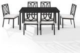 Chambers 7Pc Outdoor Dining Set, Table, 6 Chairs