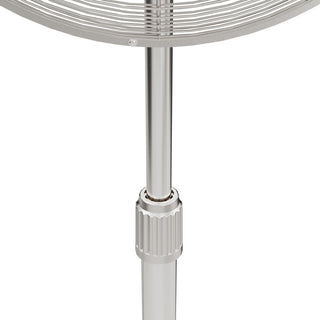 Hunter Classic Brushed Nickel 4-Blade Oscillating 3-speed Standing Fan