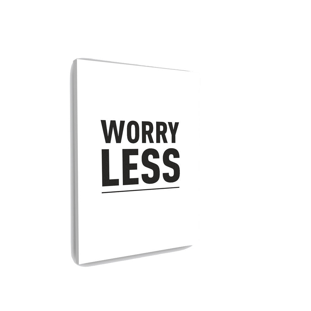 Mod Made "Worry Less" Canvas Wall Art, 11"x16"
