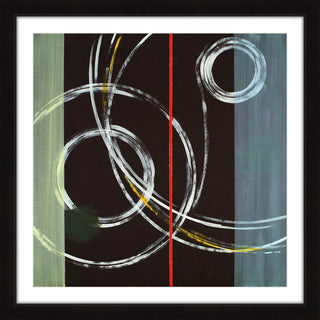 "Circle Swirl" Framed Art Print