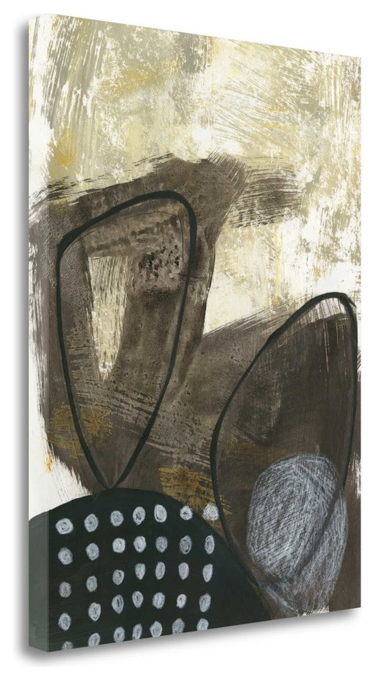 "Black And White I" By Jane Davies, Giclee Print on Gallery Wrap Canvas