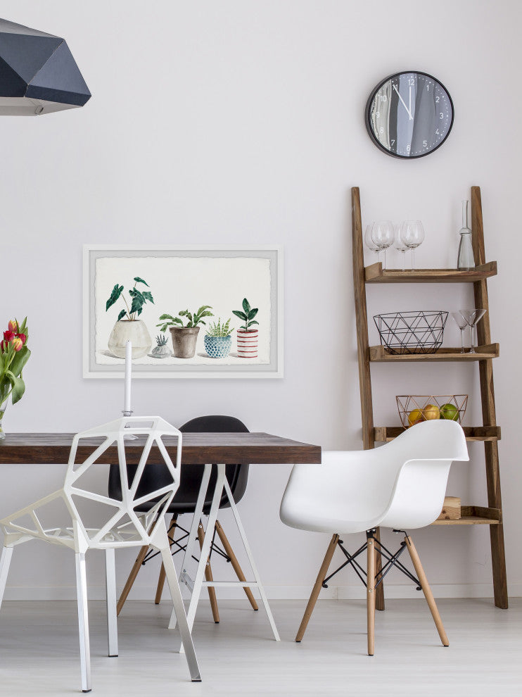 "Heart-Shaped Leaves" Framed Painting Print