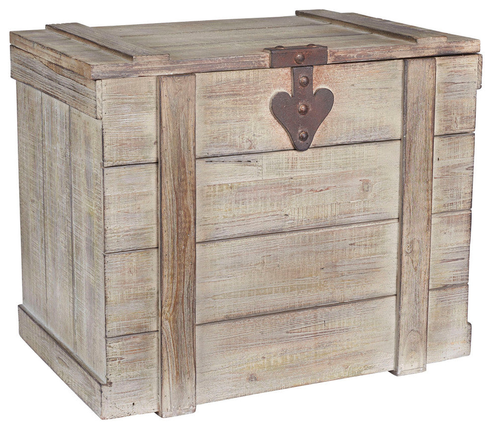 Antiqued Decorative Trunk