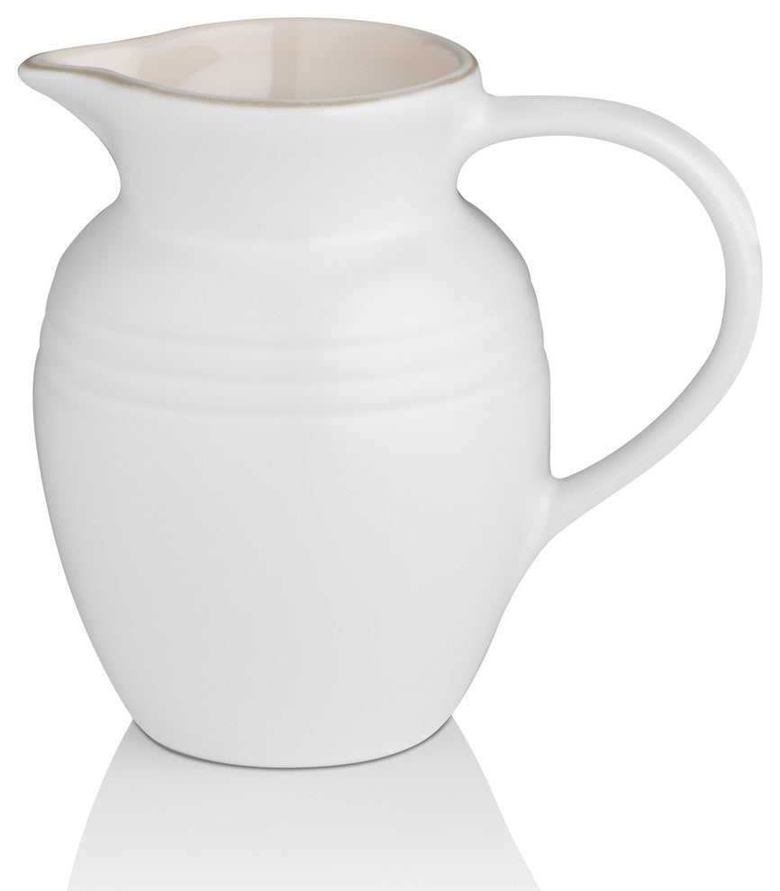 Le Creuset Stoneware Breakfast Jug, 600 ml, Cotton