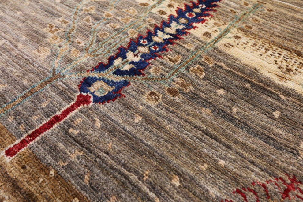 2' 10" X 11' 7" Runner Persian Gabbeh Tribal Wool Rug Q7950