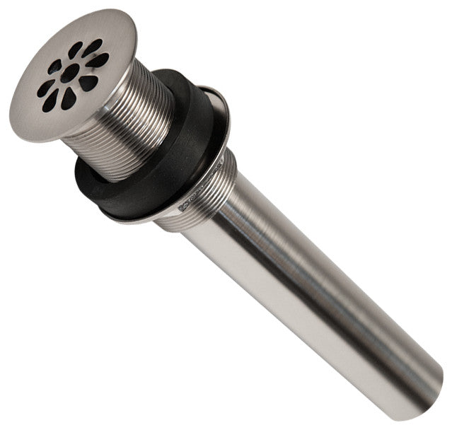 Premier Copper D-207BN 1.5" Non-Overflow Grid Bathroom Sink Drain Brushed Nicke