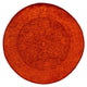 Overdyed One-of-a-Kind Hand-Knotted Area Rug Orange, 5' 0" x 5' 0"
