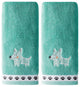 SKL Home 2-Piece Scribble Pup Hand Towel Set