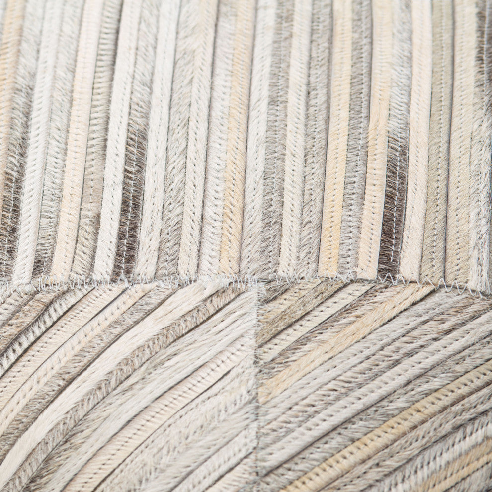 Surya Zander Medium Gray Pillow Shell With Polyester Insert 20"H X 20"W