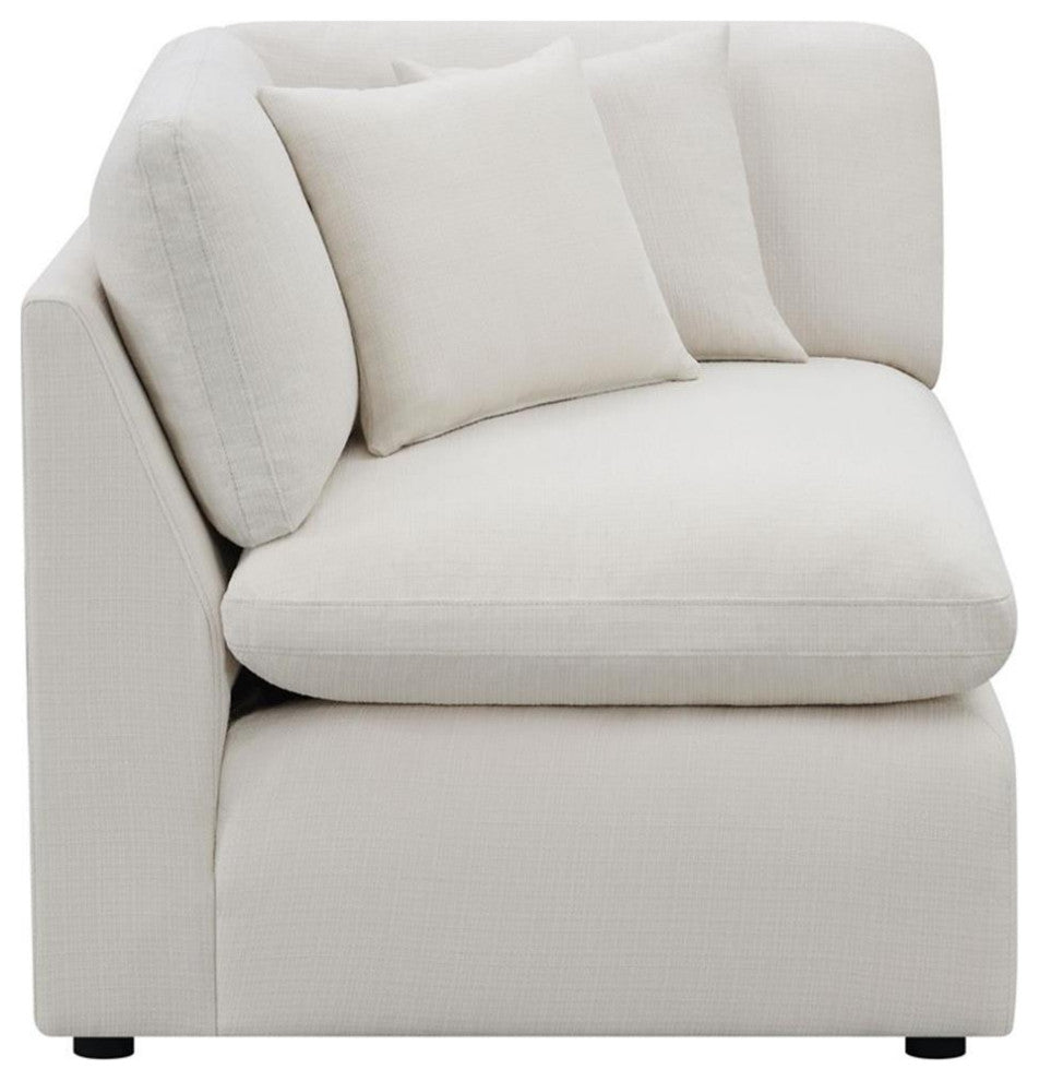 Coaster Hobson 6-piece Fabric Upholstered Modular Sectional Off White