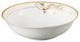 Bone China 57 Piece Floral Design Dinnerware Set by Lorren Home Trends