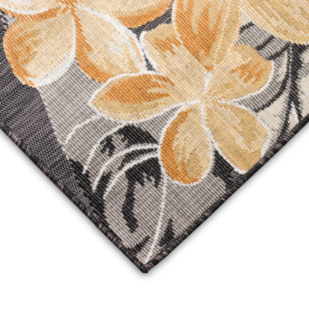 Canyon Paradise Indoor/Outdoor Rug, Charcoal, 1'10"x4'11"