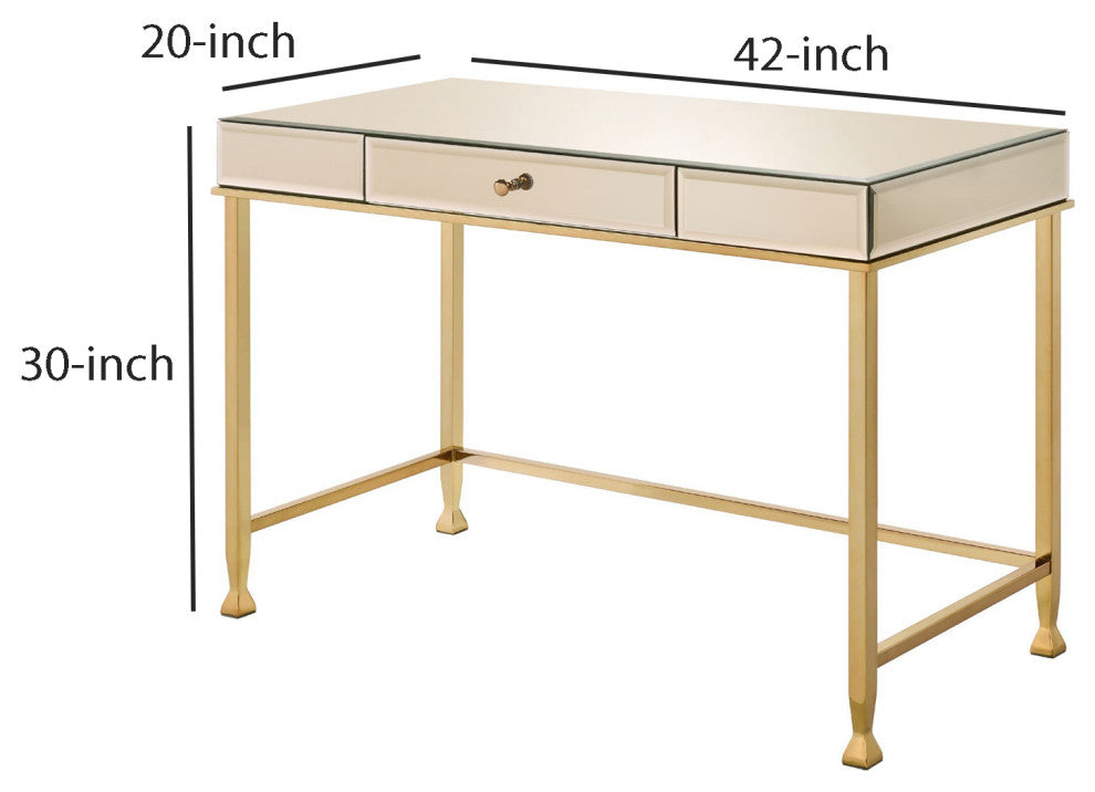 Benzara BM250400 Rectangular Storage Writing Desk, Pink